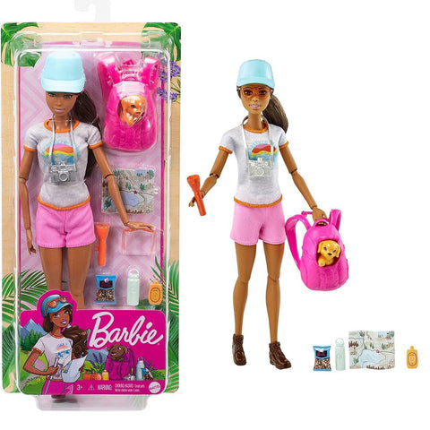 Barbie  Dolls with Pet Puppy, Kids Toys, Barbie  Sets, Self-Care Collection, Spa Day, Workout, Hiking, Clothes and Accessories--تشكيلة الدمية والأكسسوارات من Barbie®‎