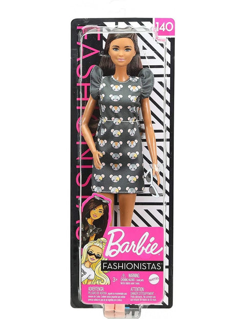 BARBIE FASHIONISTAS DOLLS FBR37 --دمى باربي فاشونيستاس بملابس وإكسسوارات عصرية، وألعاب وهدايا للأطفال، وألوان شعر وبشرة متنوعة