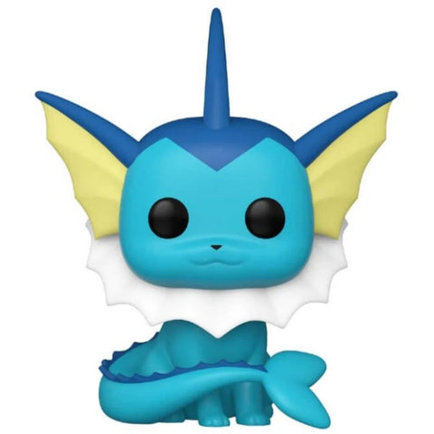 Funko Pop! Games: Pokemon- Vaporeon (EMEA), Multicolor--فانكو بوب ألعاب: بوكيمون - فابوريون (ايميا)، فينيل، أعمال الرسوم المتحركة اليابانية، ألوان متعددة