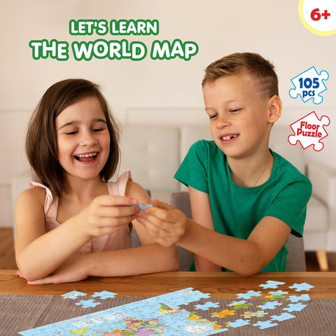 Funskool WORLD MAP --لعبة خريطة العالم التعليمية للاطفال من فان سكول