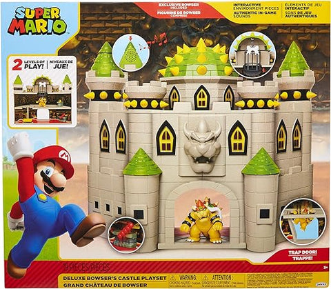 SUPER MARIO BOWSER CASTLE PLAYSET--مجموعة لعب سوبر ماريو باوزر كاسل