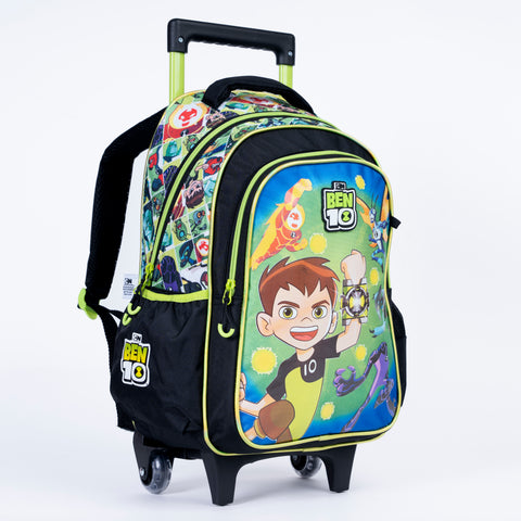 BEN10 Trolley BEN10 16 Inch +Pencil Case--شنطة ترولي بين تن 16 انش +مقلمية