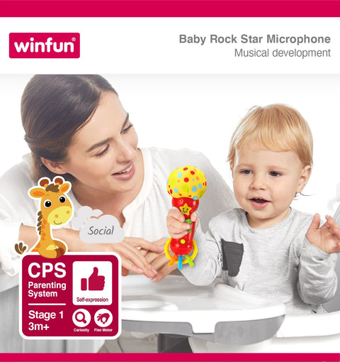 WINFUN Baby Rock Star Microphone--لعبة ميكروفون بيبي روك ستار