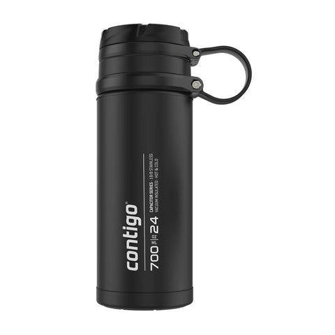 Contigo Premium Outdoor Fuse Stainless S-Black--كونتيجوزمزمية ستانلس 720مل اسود 2156007