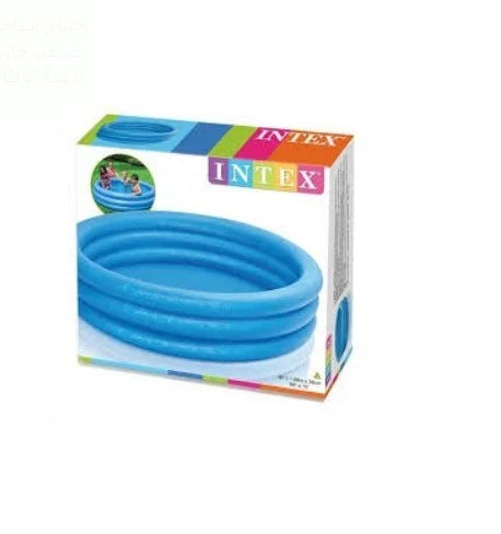 INTEX 3 EQUAL RING BLUE POOL--انتكس 3 يساوي الأزرق