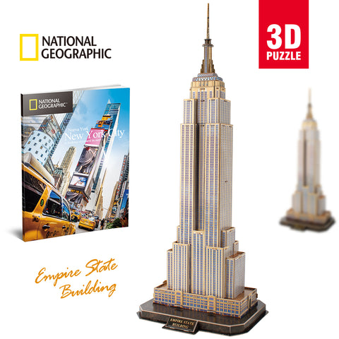 NGEO 3D PUZZLE EMPIRE STATE BUILDING 66P--اللغز مبنى دولة إمبير 66 بي، من ثري دي بزل