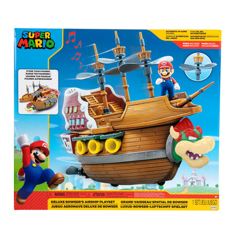 SUPERMARIO 10CM PLAYSET BROWSER SHIP--سوبر ماريو ديلوكس متصفح السفينة