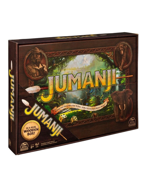 JUMANJI GAME-WOOD CASE ( REFRESH )--لعبة جومانجي - علبة خشبية