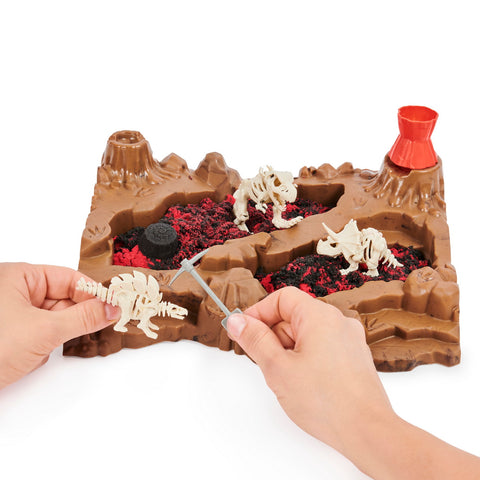 KINETIC SAND-Dino Dig Playset--كينتك ساند - مجموعة لعب دينو ديج