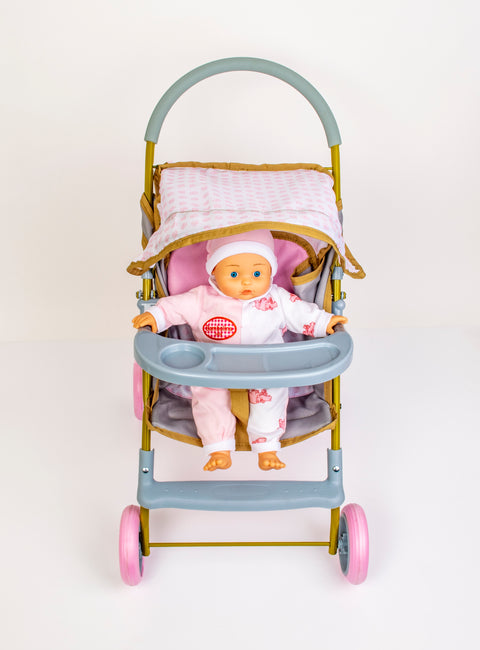 BAMBOLINA ROYAL BUGGY SET 8 IN 1--مجموعة الدمى رويال باجي 8 في 1