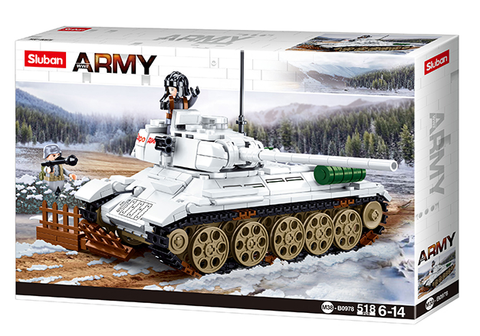 ARMY(Battle of Budapest)-T-34/85 Medium Tank 518pcs--سلوبان بناء دبابة حربية  - 518 قطعة