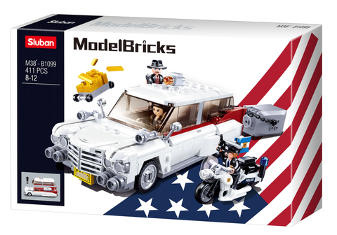 MODELBRICKS-411 PCS -- سلوبان قطع تركيب الشرطة  -  411 قطعة