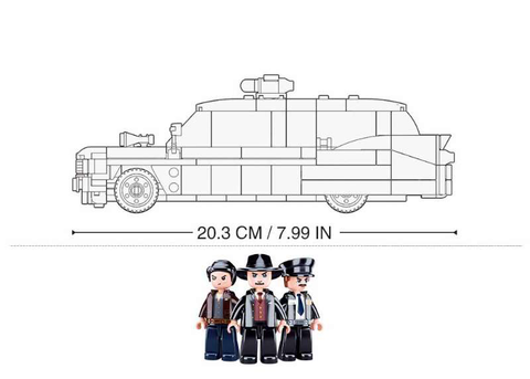 MODELBRICKS-411 PCS -- سلوبان قطع تركيب الشرطة  -  411 قطعة