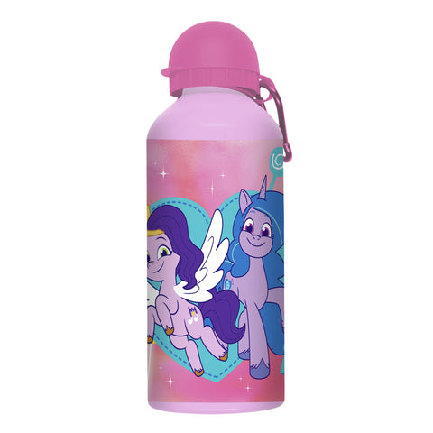 MY LITTLE PONY Aluminum Water Bottle 600ML-148074--زمزمية الومنيوم 600مل ماي ليتل بوني