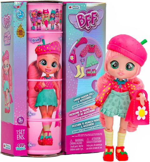 Cry Babies BFF Doll Ella 8Inch--دمية كراي بيبيز بي إف إف إيلا مقاس 8 بوصة