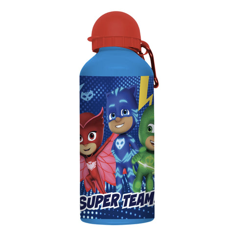 PJ MASK Aluminum Water Bottle 600ML-148081--زمزمية الومنيوم 600مل بي جي ماسك