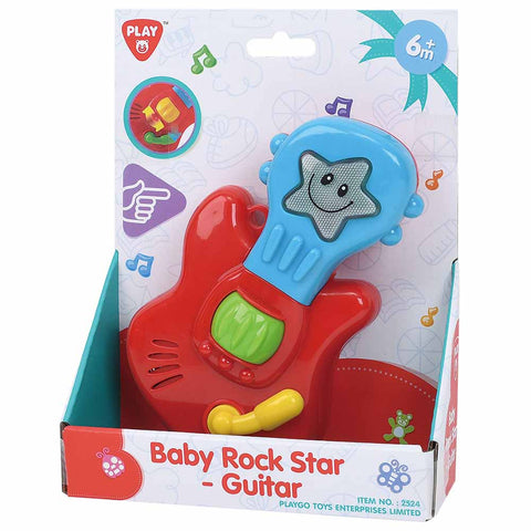 PlayGo BABY ROCK STAR - GUITAR BATTERY OPERATED--جيتار الاطفال روك ستار من بلاي جو