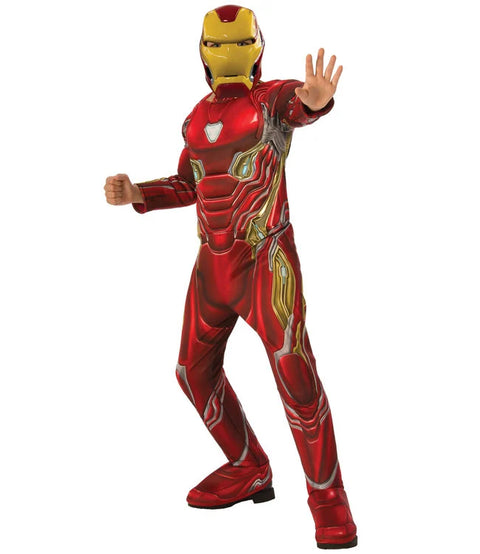 Rubies Deluxe Iron Man Costume-1-- زي الرجل الحديدي الفاخر