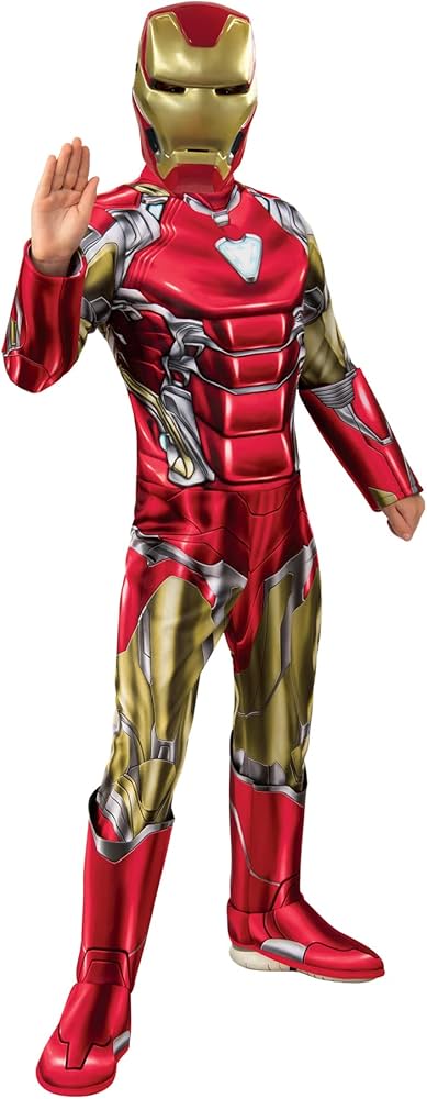 Rubies Deluxe Iron Man Costume-- زي الرجل الحديدي الفاخر