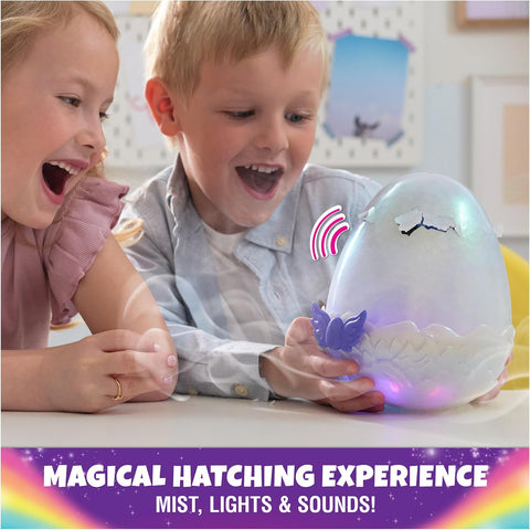 Mystery Hatch Draggle, Surprise Interactive Toy & Egg with Mist, Lights & Sounds (Styles May Vary)--دراغل المفاجأة الغامضة، لعبة تفاعلية مفاجئة وبيضة مع ضباب وأضواء وأصوات (الأنماط قد تختلف)، ألعاب للأطفال من البنات والأولاد