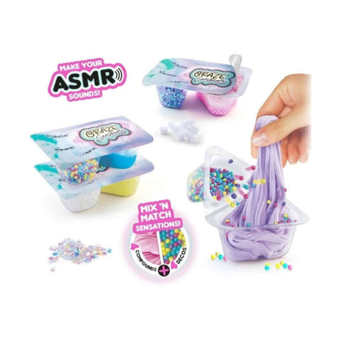 Canal Toys Craze’ Sensations Satisfying Compounds Kit--مجموعة مركبات مرضية من كريز سينسيشنز كانال تويز، ألوان متعددة