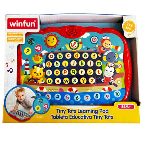 Winfun Tiny Tots Learning Pad --لعبة لوحة التعلم تايني توتس