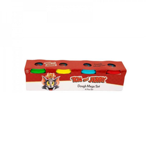 PLAY DOH TOM AND JERRY 4oz 4 COLORS --صلصال توم أند جيري مجموعة 4 كاسة في 4 أونز