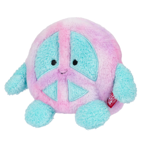 BumBumz 7.5-inch Plush - Peace Symbol Megs Collectible Stuffed Toy - RetroBumz Series--لعبة بامبومز القطيفة مقاس 19.05 سم - لعبة محشوة برمز السلام ميجز - سلسلة ريتروبومز