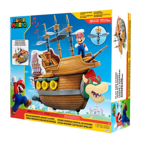 SUPERMARIO 10CM PLAYSET BROWSER SHIP--سوبر ماريو ديلوكس متصفح السفينة