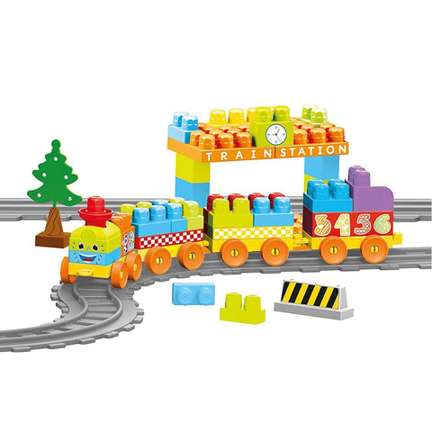 TRAIN SET 85 PCS--لعبة قطار 85 حبة