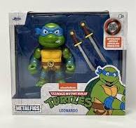 JADA TEENAGE MUTANT NINJA TURTLES 4" LEONARDO DIE-CAST COLLECTOR FIGURE--مجسم شخصية ليوناردو بتصميم سلاحف النينجا 4بوصة