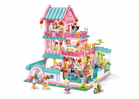 Girls Dream-Chinese Stlye Villa-1210 PCS--سلوبان قطع تركيب بناتي فيلا الأحلام  1210 قطعة