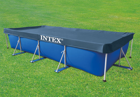 INTEX Rectangular Pool Cover, Multi-Colour--غطاء مسبح مستطيل الشكل من انتيكس، متعدد الالوان