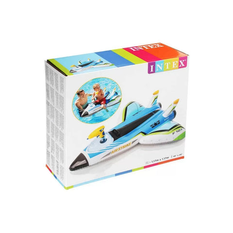 INTEX 57536Np Water Gun Plane Ride-Ons--طائرة ركوب على شكل مسدس مائي من انتيكس