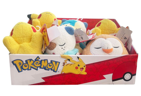 Pokemon PKW2780 Pikachu Sleeping PLUSH-5-Inch Premium Plush, Multi --دمية بيكاتشو للنوم من القطيفة الفاخرة مقاس 5 انش من بوكيمون متعددة الالوان