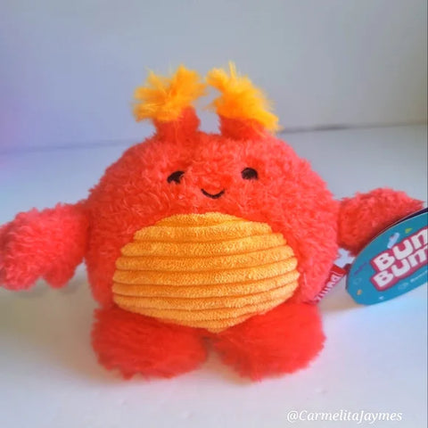 BumBumz 7.5-inch Plush - Lobster Leilana Collectible Stuffed Toy - BeachBumz Series-RBBZ00123--لعبة بمبومز المحشوة مقاس 7.5 سم - جراد البحر ليلانا المحشوة القابلة للتجميع - سلسلة بيتشبومز