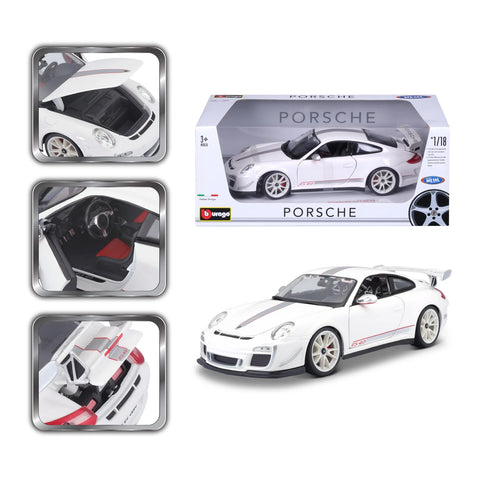 Bburago 1/18 Porsche 911 GT3 RS 4.0--نموذج مجسم لسيارة بورش