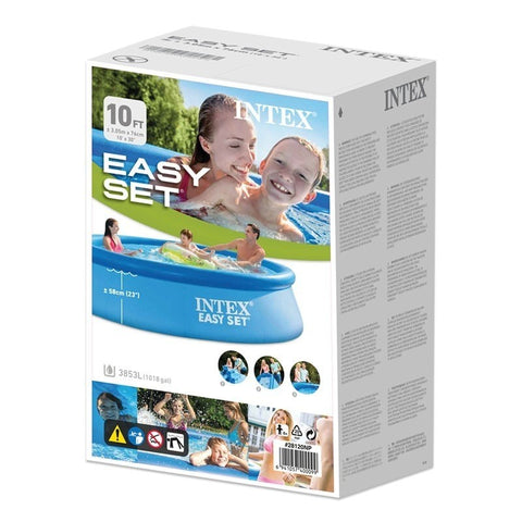 INTEX 10FT X 30IN EASY SET POOL--حمام سباحة انتكس 10 قدم × 30 بوصة سهل التركيب