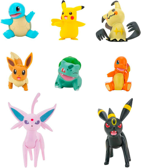 Pokémon Battle Figure Multipack 8-Pack --مجموعة مجسمات بوكيمون باتل متعددة القطع مكونة من 8 قطع،