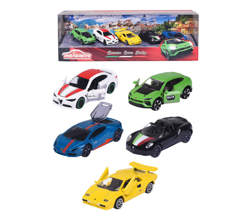 Majorette Dream Cars Italy, 5 Pieces Giftpack--داي كاست - مجموعة5سيارات الحلم الايطالية