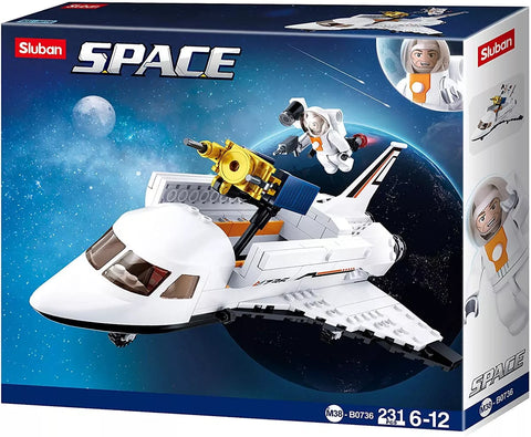 SLUBAN SPACE-SPACE SHUTTLE(231PCS)--سلوبان قطع تركيب مكوك الفضاء (231 قطعة)