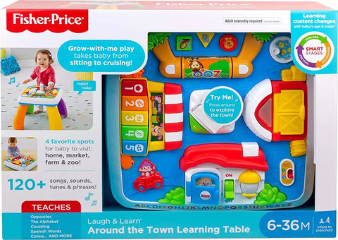 FISHER PRICE LAUGH & LEARN SMART STAGES Table -- فيشر برايس اضحك وتعلم المراحل الذكية الجدول