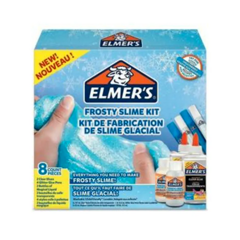 ELMERS FROSTY SLIME KIT 8PCS--ايلميرز مجموعة سلايم فروستي 8قطع