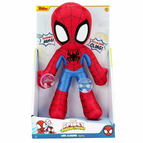 Spidey N Friends - Special Plush (Web Clingers)(Spidey)--سبايدي - دمية قطنية متسلقة