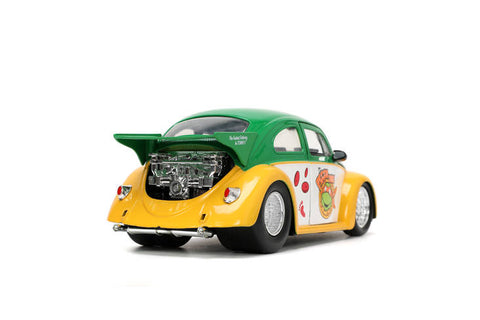 Jada Turtles 1959 VW Drag Beetle 1:24--جادا ترتلز 1959 فولكس فاجن دراج بيتل 1:24