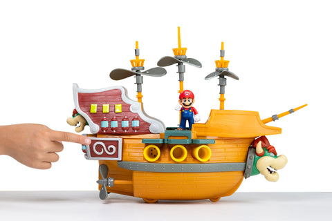 SUPERMARIO 10CM PLAYSET BROWSER SHIP--سوبر ماريو ديلوكس متصفح السفينة