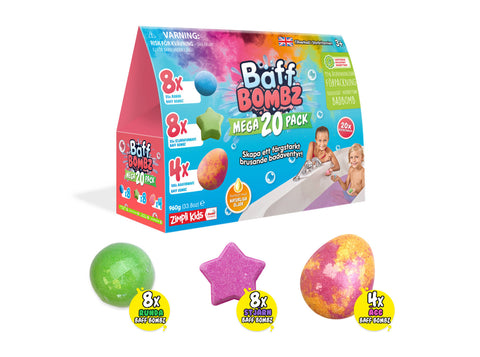 Zimpli Kids Baff Bombz Mega Pack--مجموعة كرات الاستحمام من زيمبلي كيدز