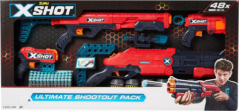 X-Shot Ultimate Shootout Pack--اكس شوت حزمة تبادل لاطلاق النار في نهاية المطاف