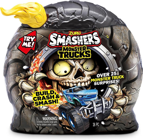 Smashers Monster Truck Surprise S1 Playset--مجموعة لعب سماشرز مونستر تراك سربرايز اس 1