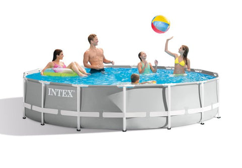 INTEX 10FT X 30IN PRISM FRAME PREMIUM POOL SET--حمام سباحة انتكس 10أقدام × 30بوصة بإطار منشوري فاخر